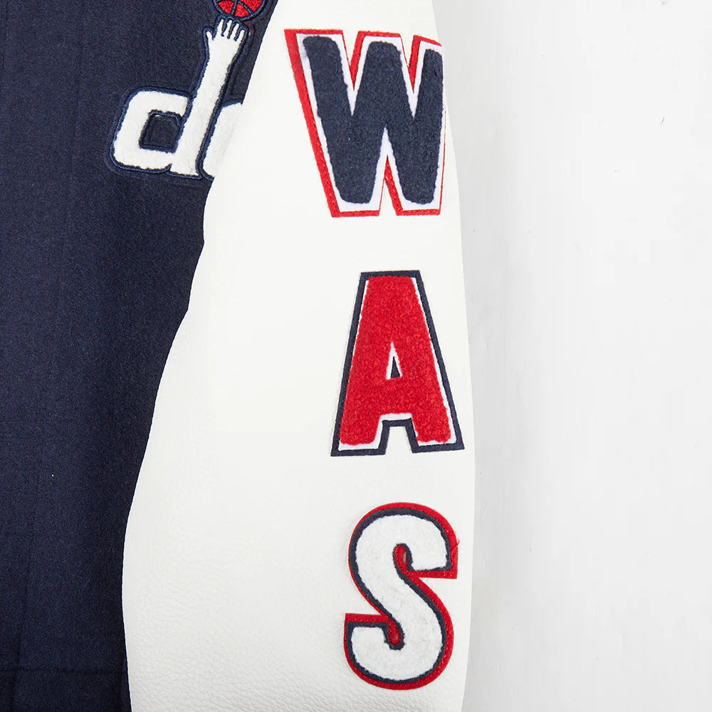 NBA WASHINGTON WIZARDS CLASSIC TODDLER BOYS WOOL VARSITY JACKET