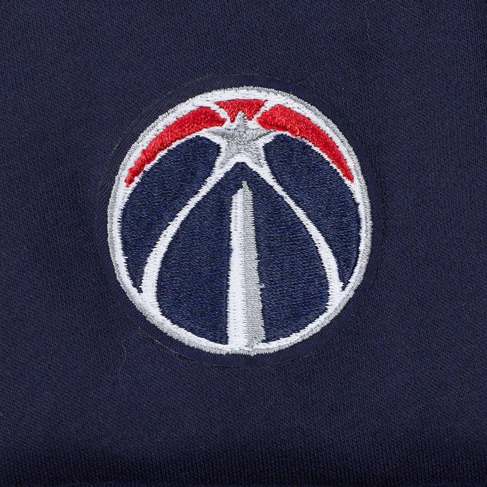 NBA WASHINGTON WIZARDS RETRO CLASSIC TODDLER GIRLS RIB FLEECE CREWNECK