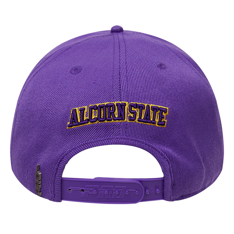 ALCORN STATE UNIVERSITY STACKED LOGO WOOL SNAPBACK HAT