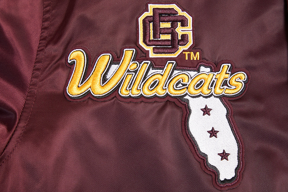BETHUNE-COOKMAN UNIVERSITY HOMECOMING RIB MEN'S SATIN JACKET