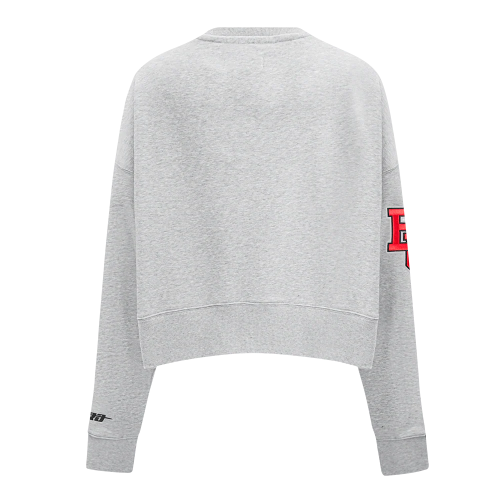 BOSTON UNIVERSITY CLASSIC WOMEN'S FLEECE CREWNECK
