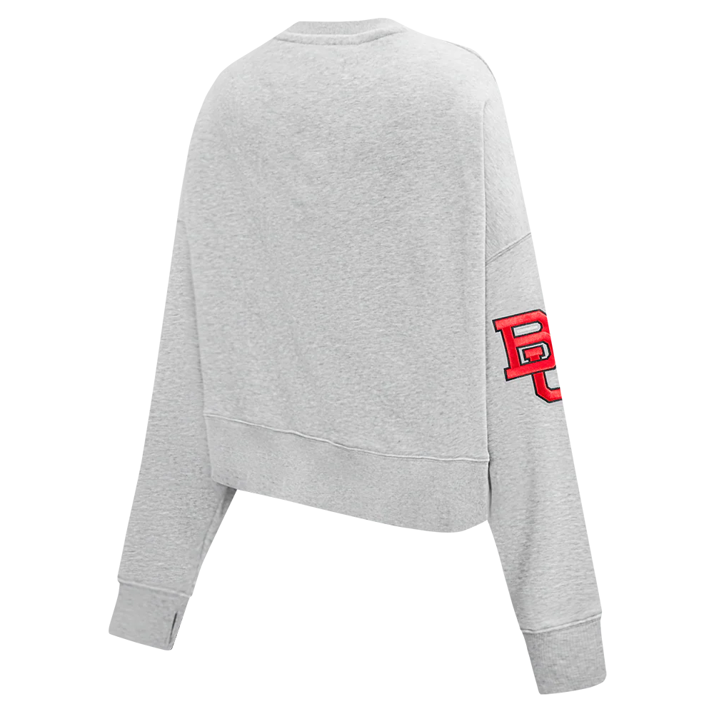 BOSTON UNIVERSITY CLASSIC WOMEN'S FLEECE CREWNECK