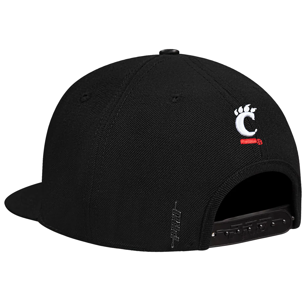 UNIVERSITY OF CINCINNATI CLASSIC UNISEX STACKED LOGO WOOL SNAPBACK