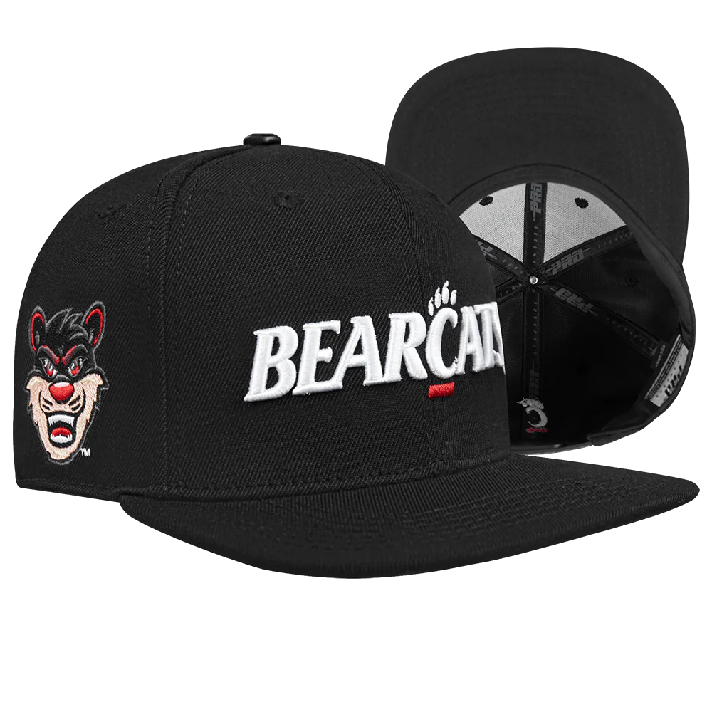 UNIVERSITY OF CINCINNATI CLASSIC UNISEX STACKED LOGO WOOL SNAPBACK