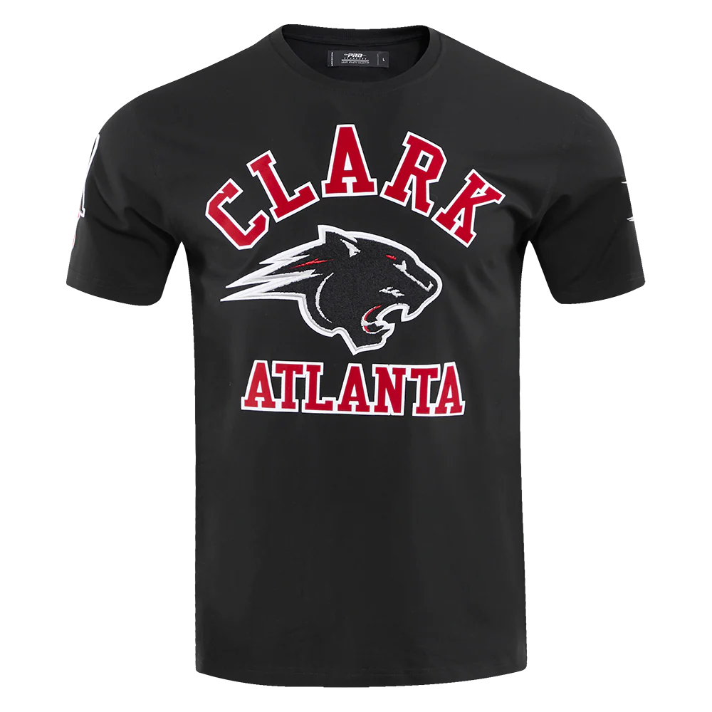 CLARK ATLANTA UNIVERSITY CLASSIC MEN'S STACKED LOGO TEE
