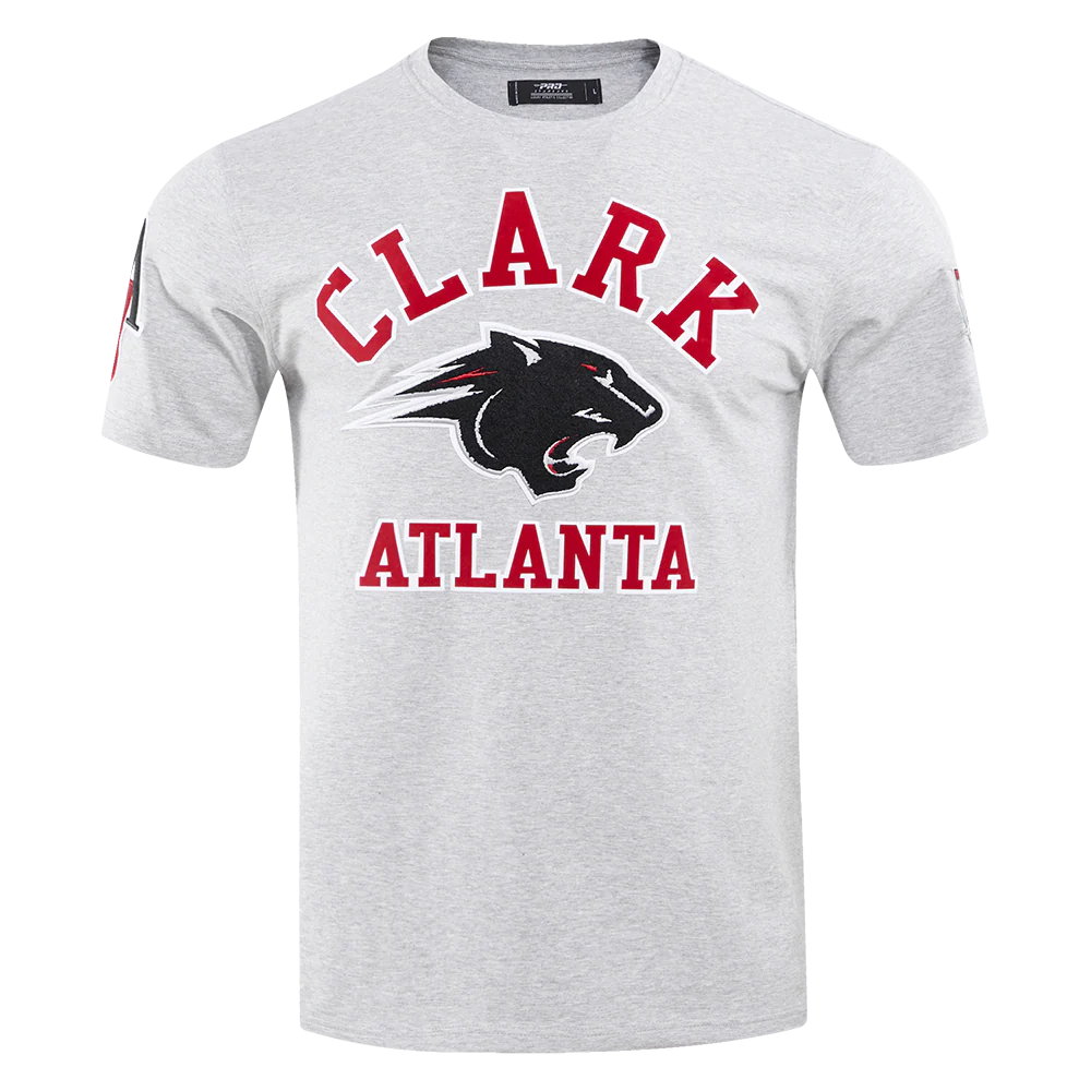 CLARK ATLANTA UNIVERSITY CLASSIC MEN'S STACKED LOGO TEE