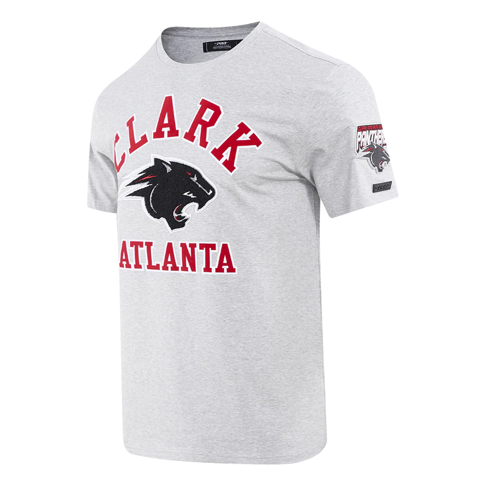 CLARK ATLANTA UNIVERSITY CLASSIC MEN'S STACKED LOGO TEE