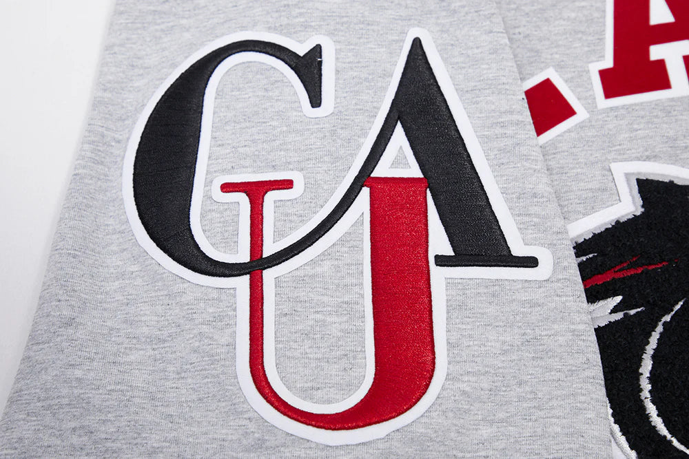 CLARK ATLANTA UNIVERSITY CLASSIC MEN'S STACKED LOGO TEE