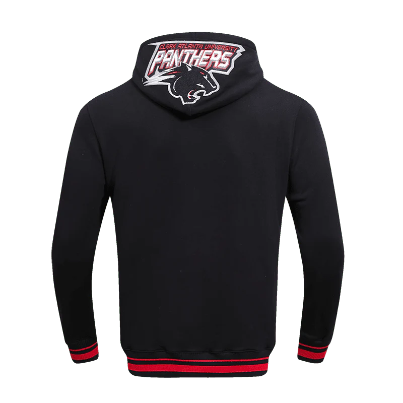 CLARK ATLANTA UNIVERSITY CLASSIC MEN'S STACKED LOGO PO HOODIE