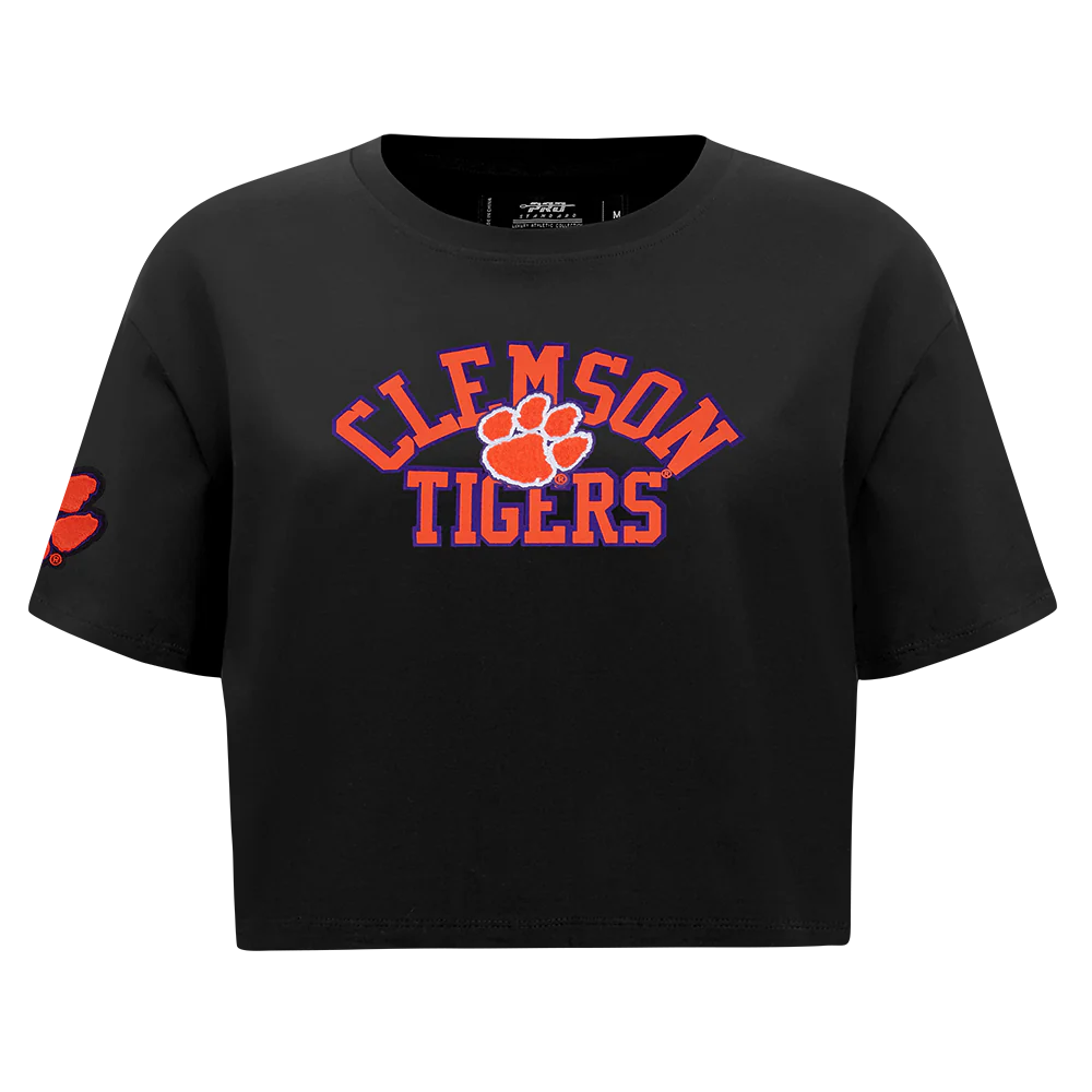 CLEMSON UNIVERSITY CLASSIC SINGLE JERSEY BOXY TEE