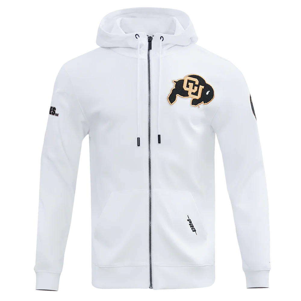 UNIVERSITY OF COLORADO CLASSIC MEN'S FULL ZIP PULLOVER HOODIE