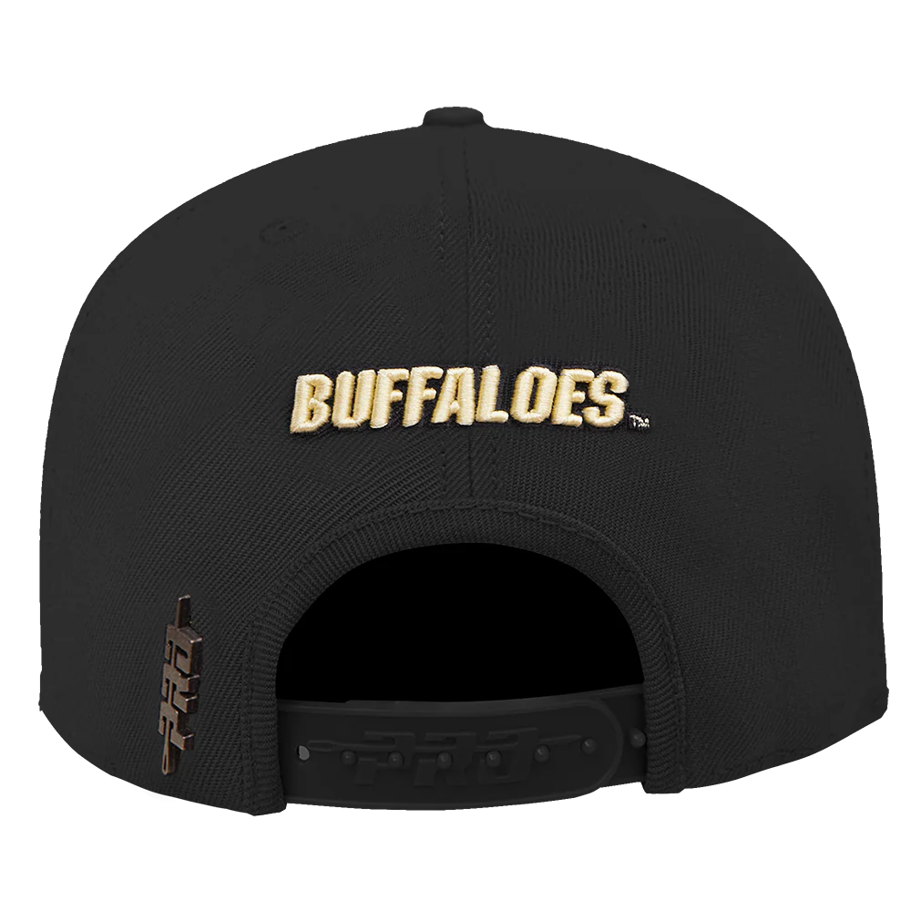 UNIVERSITY OF COLORADO CLASSIC UNISEX STACKED LOGO WOOL WORDMARK SNAPBACK