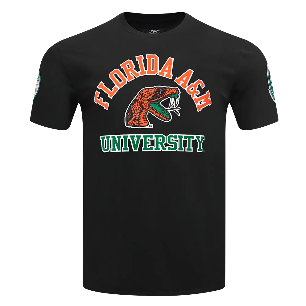 FLORIDA A&M UNIVERSITY CLASSIC MEN'S STACKED LOGO TEE
