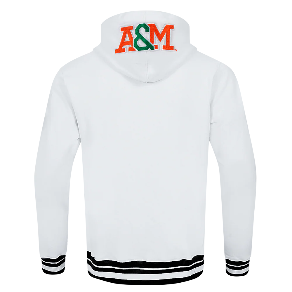 FLORIDA A&M UNIVERSITY CLASSIC MEN'S STACKED LOGO PULLOVER HOODIE