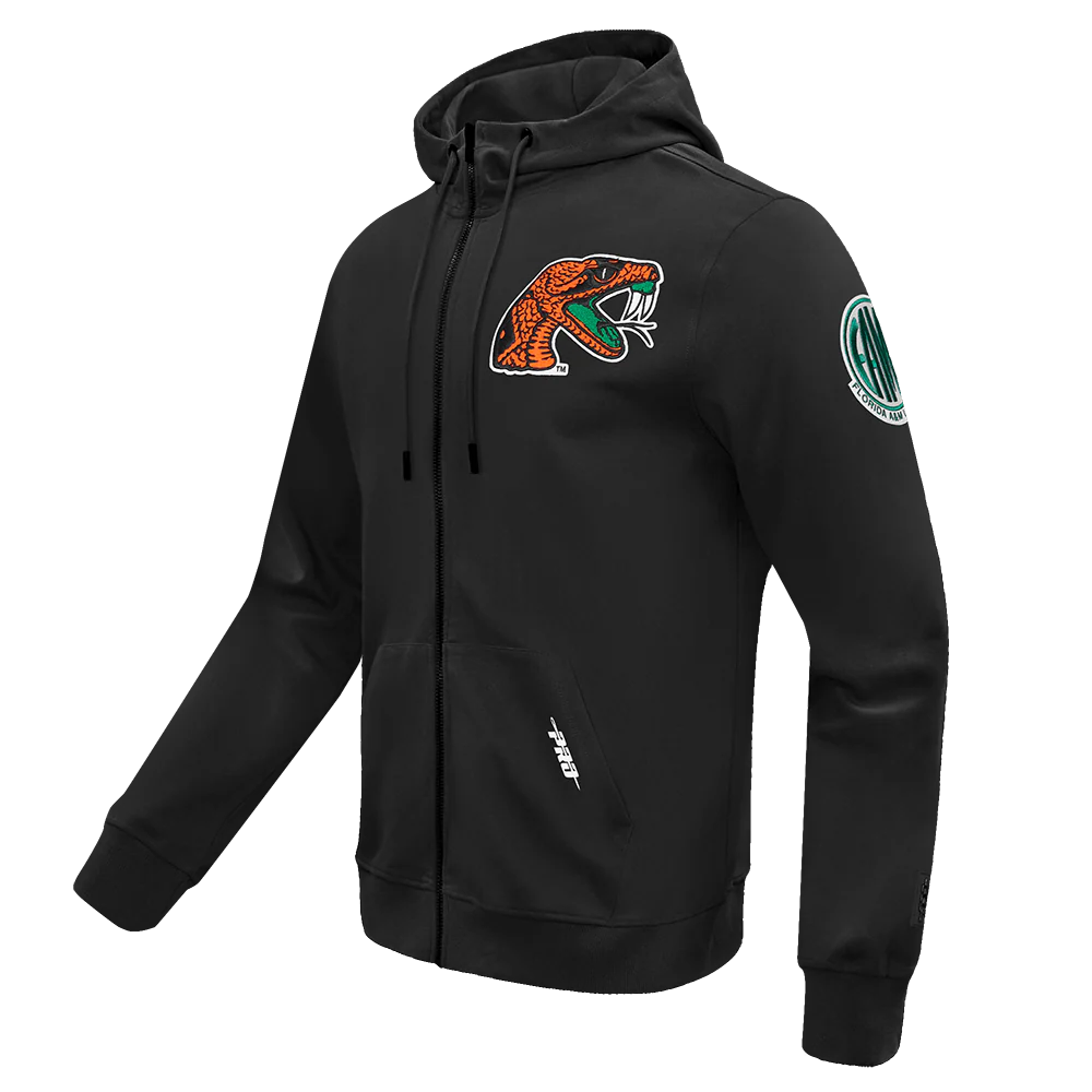 FLORIDA A&M UNIVERSITY CLASSIC MEN'S FULL ZIP PULLOVER HOODIE