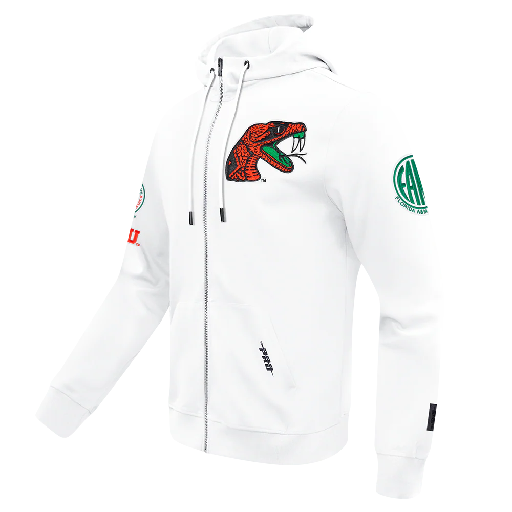 FLORIDA A&M UNIVERSITY CLASSIC MEN'S FULL ZIP PULLOVER HOODIE