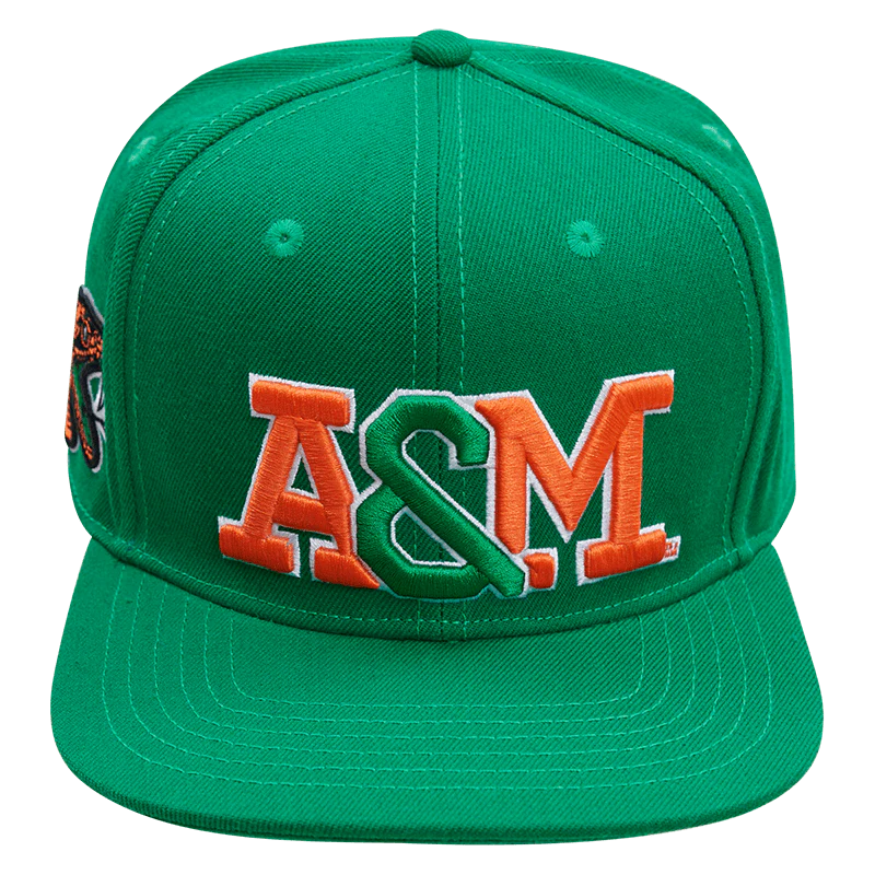 FLORIDA A&M UNIVERSITY CLASSIC UNISEX STACKED LOGO SNAPBACK HAT