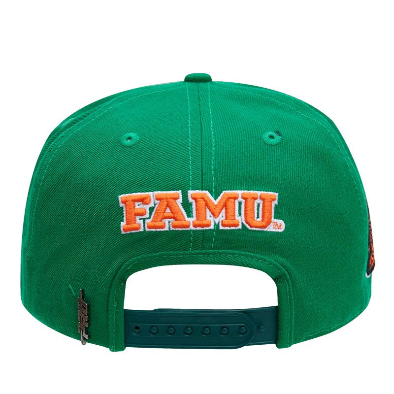 FLORIDA A&M UNIVERSITY CLASSIC UNISEX STACKED LOGO SNAPBACK HAT
