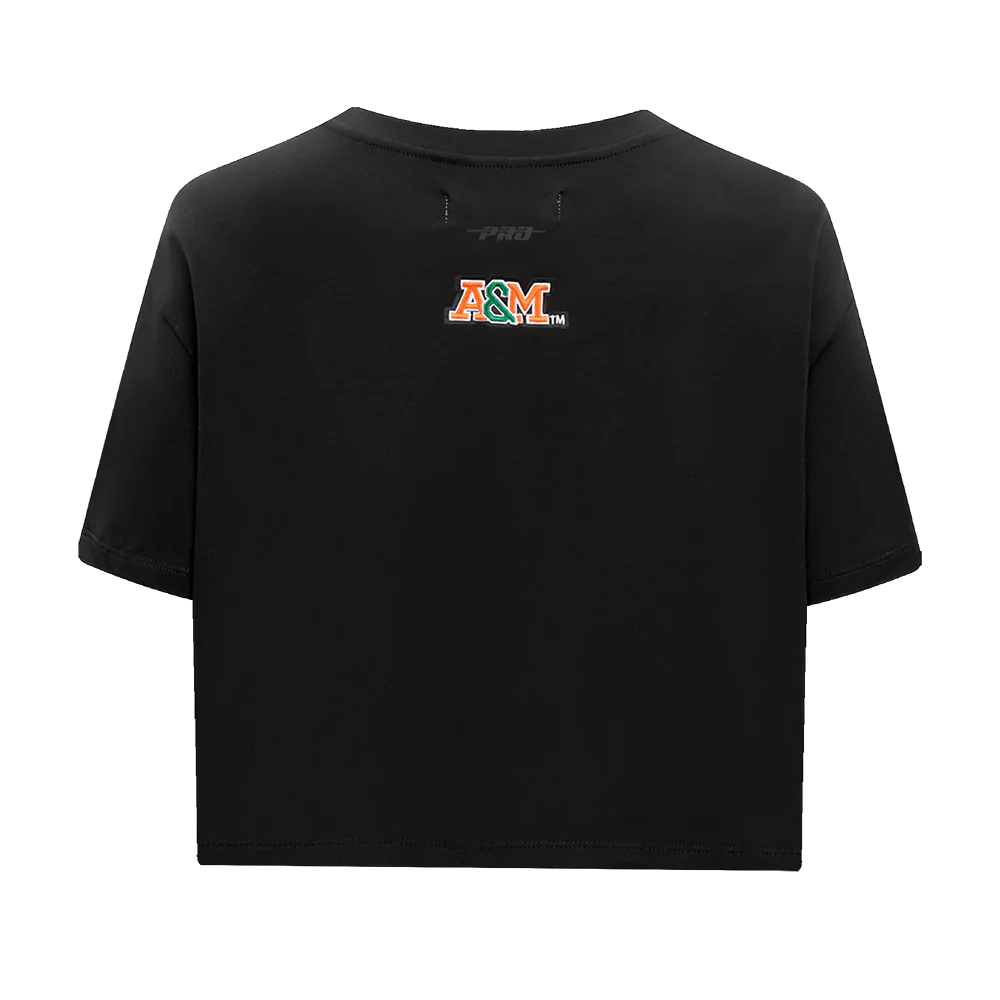 FLORIDA A&M UNIVERSITY CLASSIC WOMEN'S SINGLE JERSEY BOXY TEE
