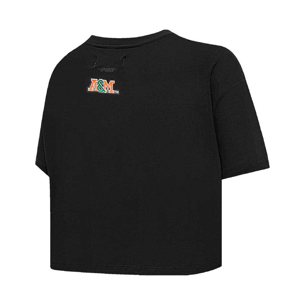 FLORIDA A&M UNIVERSITY CLASSIC WOMEN'S SINGLE JERSEY BOXY TEE