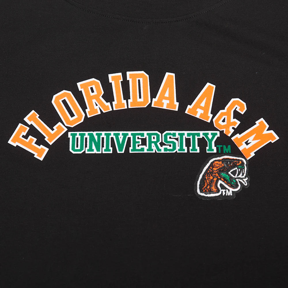 FLORIDA A&M UNIVERSITY CLASSIC WOMEN'S SINGLE JERSEY BOXY TEE