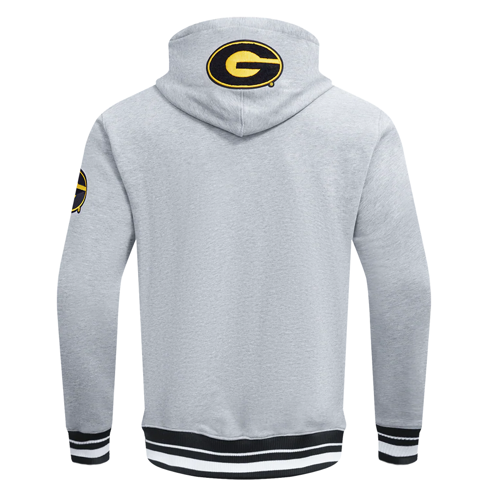 GRAMBLING STATE UNIVERSITY CLASSIC MEN'S STACKED LOGO PULLOVER HOODIE