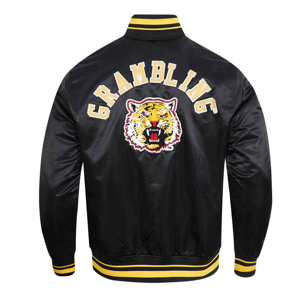 GRAMBLING STATE UNIVERSITY CLASSIC RIB SATIN JACKET