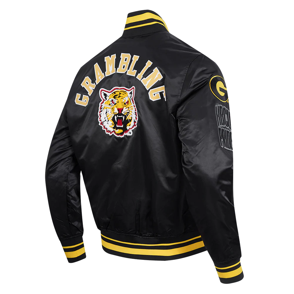 GRAMBLING STATE UNIVERSITY CLASSIC RIB SATIN JACKET
