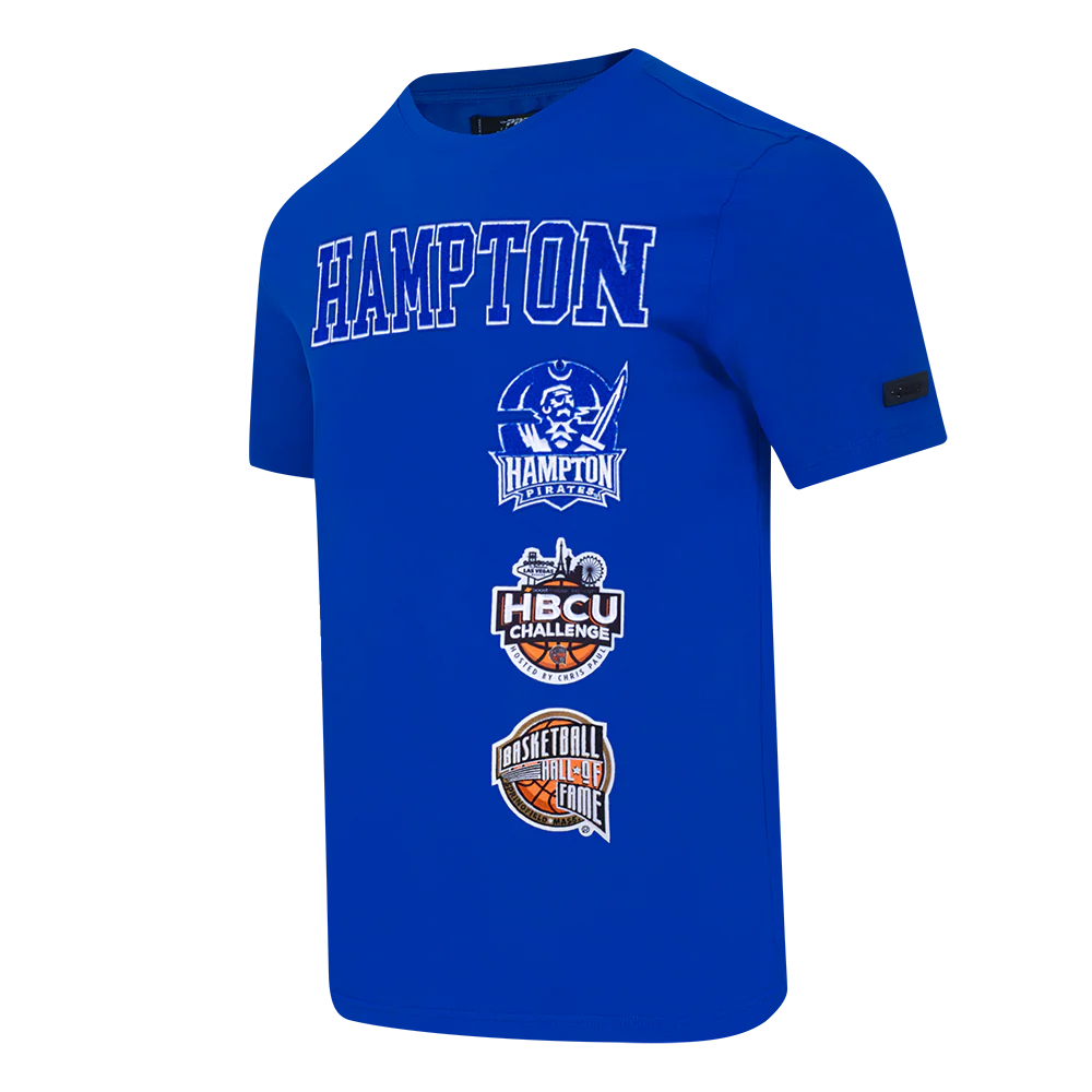 HAMPTON UNIVERSITY HBCU CHALLENGE SINGLE JERSEY MEN'S TEE
