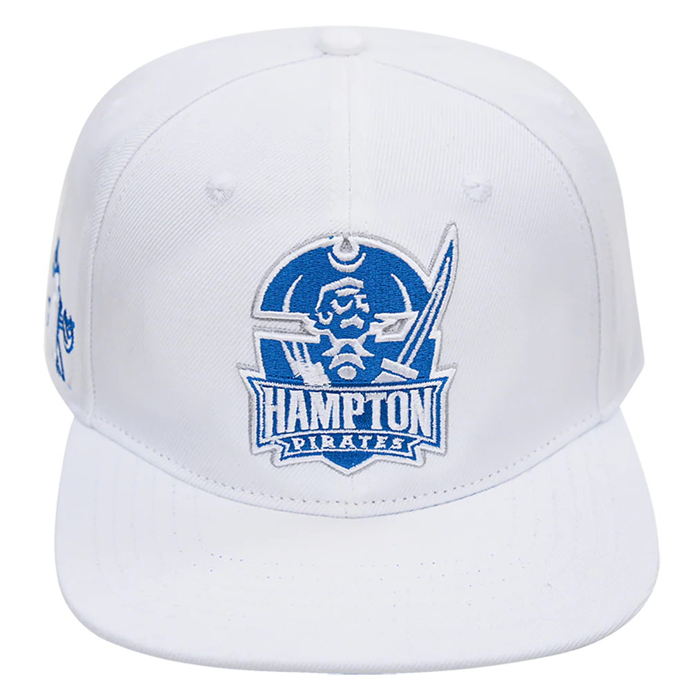HAMPTON UNIVERSITY CLASSIC UNISEX STACKED LOGO WOOL SNAPBACK HAT