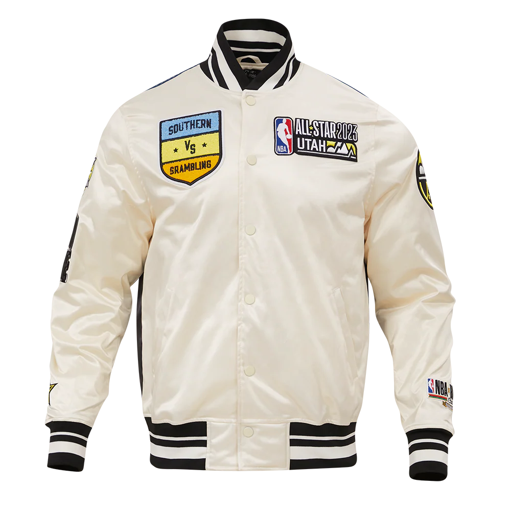NBA X HBCU ALL STAR 2023 MEN'S RIB SATIN JACKET