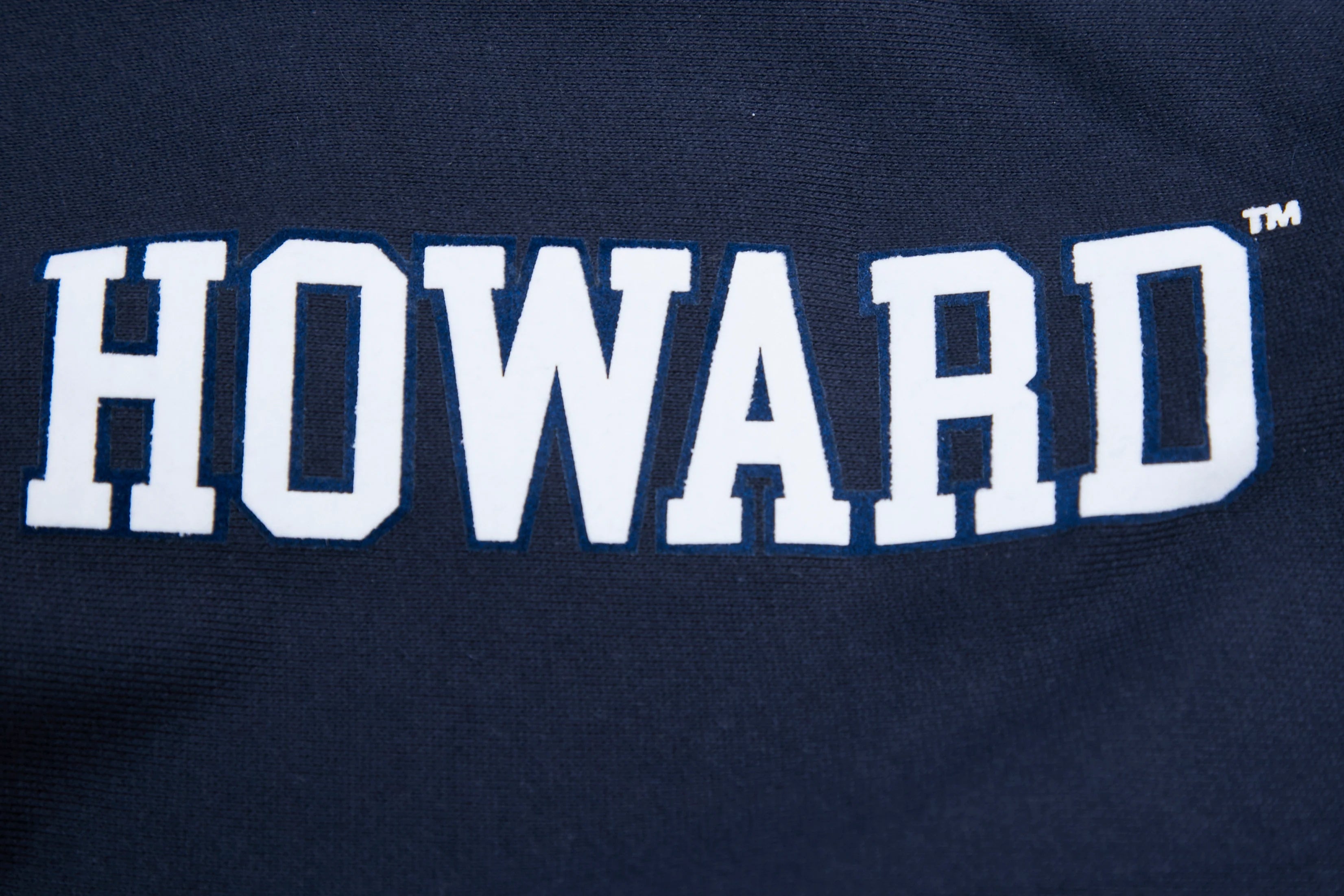 HOWARD UNIVERSITY CLASSIC MEN'S STACKED LOGO PULLOVER HOODIE