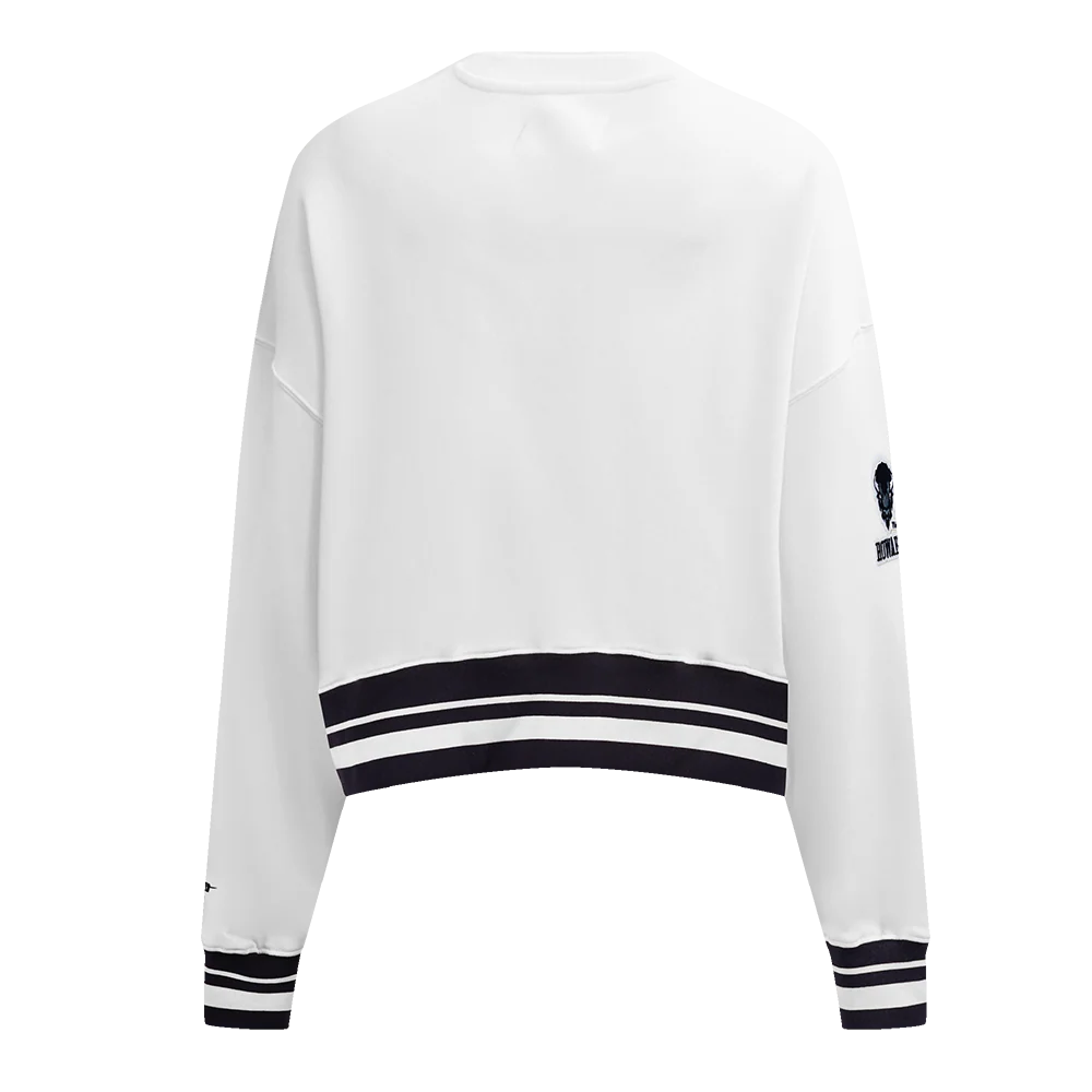 HOWARD UNIVERSITY CLASSIC WOMEN'S RIB FLEECE CREWNECK