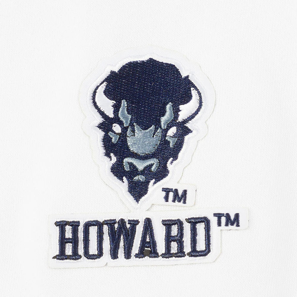 HOWARD UNIVERSITY CLASSIC WOMEN'S RIB FLEECE CREWNECK