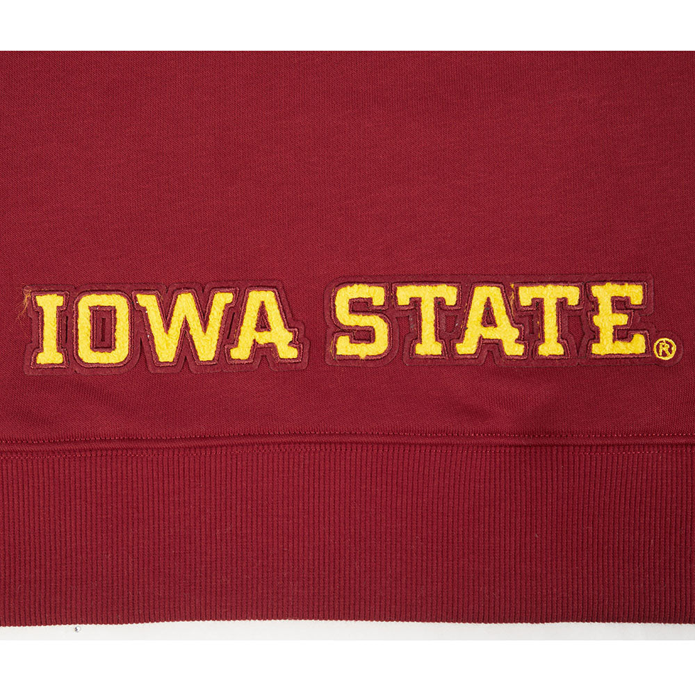 COLLEGE IOWA STATE UNIVERSITY CLASSIC WOMEN'S FLC CROPPED PO HOODIE