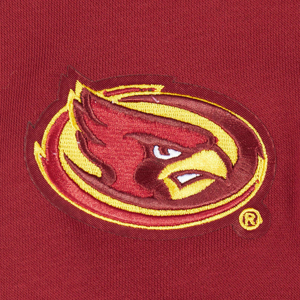 COLLEGE IOWA STATE UNIVERSITY CLASSIC WOMEN'S FLC CROPPED PO HOODIE