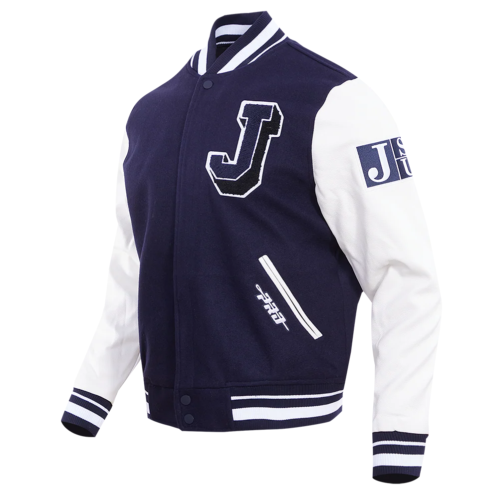 JACKSON STATE UNIVERSITY CLASSIC RIB WOOL VARSITY JACKET