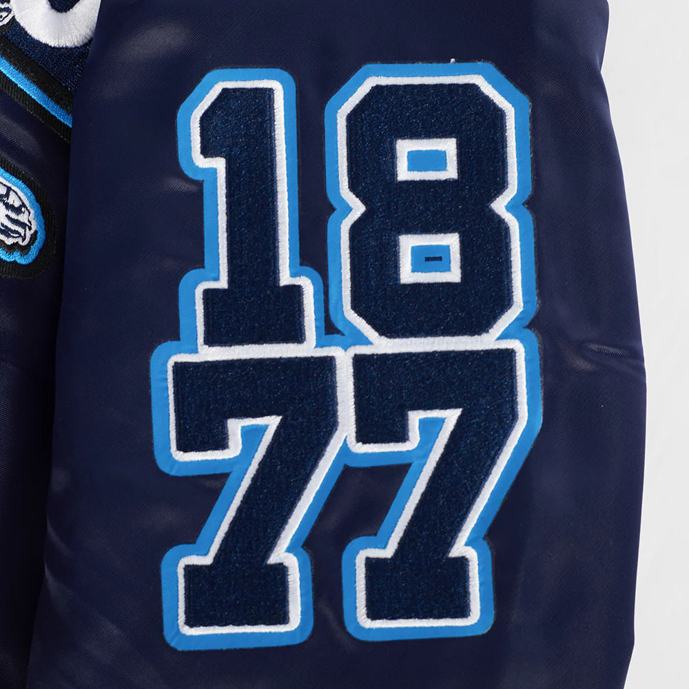 JACKSON STATE UNIVERSITY HOMECOMING MEN'S RIB SATIN JACKET