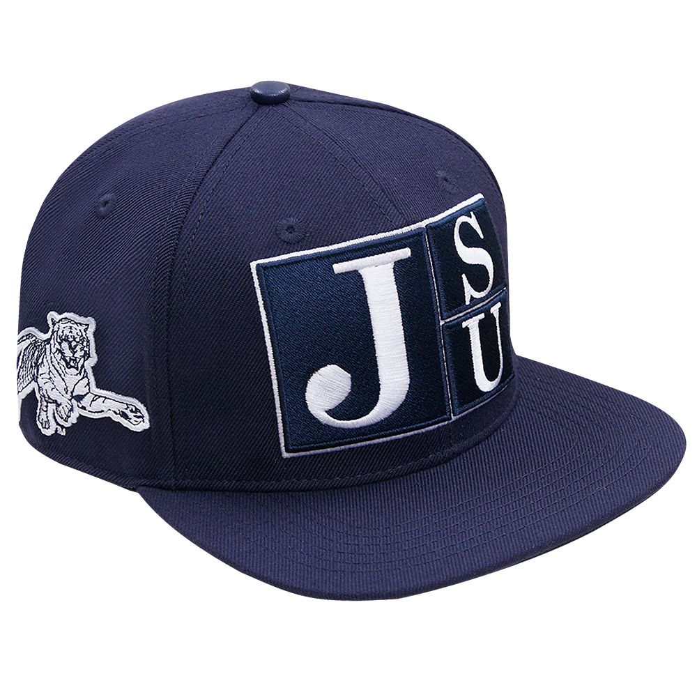 JACKSON STATE UNIVERSITY CLASSIC UNISEX STACKED LOGO WOOL SNAPBACK