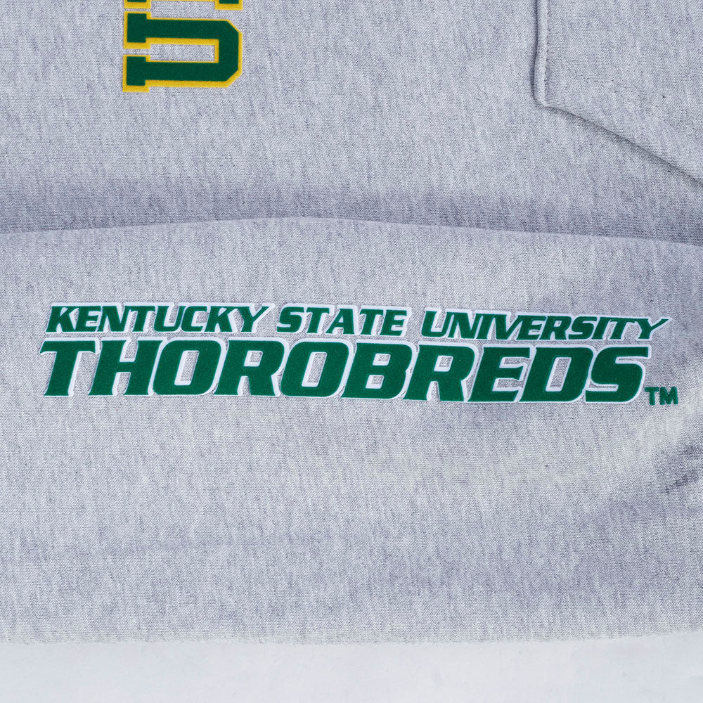 KENTUCKY STATE UNIVERSITY CLASSIC STACKED MEN'S FLEECE PULLOVER HOODIE