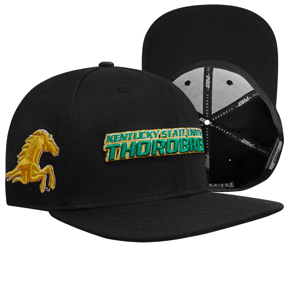 KENTUCKY STATE UNIVERSITY CLASSIC UNISEX STACKED LOGO WOOL SNAPBACK