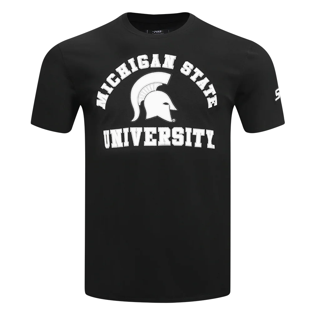 MICHIGAN STATE UNIVERSITY CLASSIC MEN'S STACKED LOGO TEE