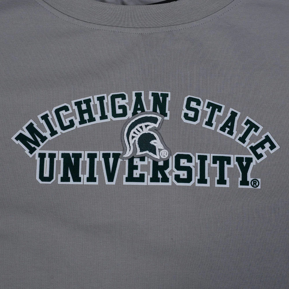 MICHIGAN STATE UNIVERSITY CLASSIC WOMEN'S SINGLE JERSEY BOXY TEE