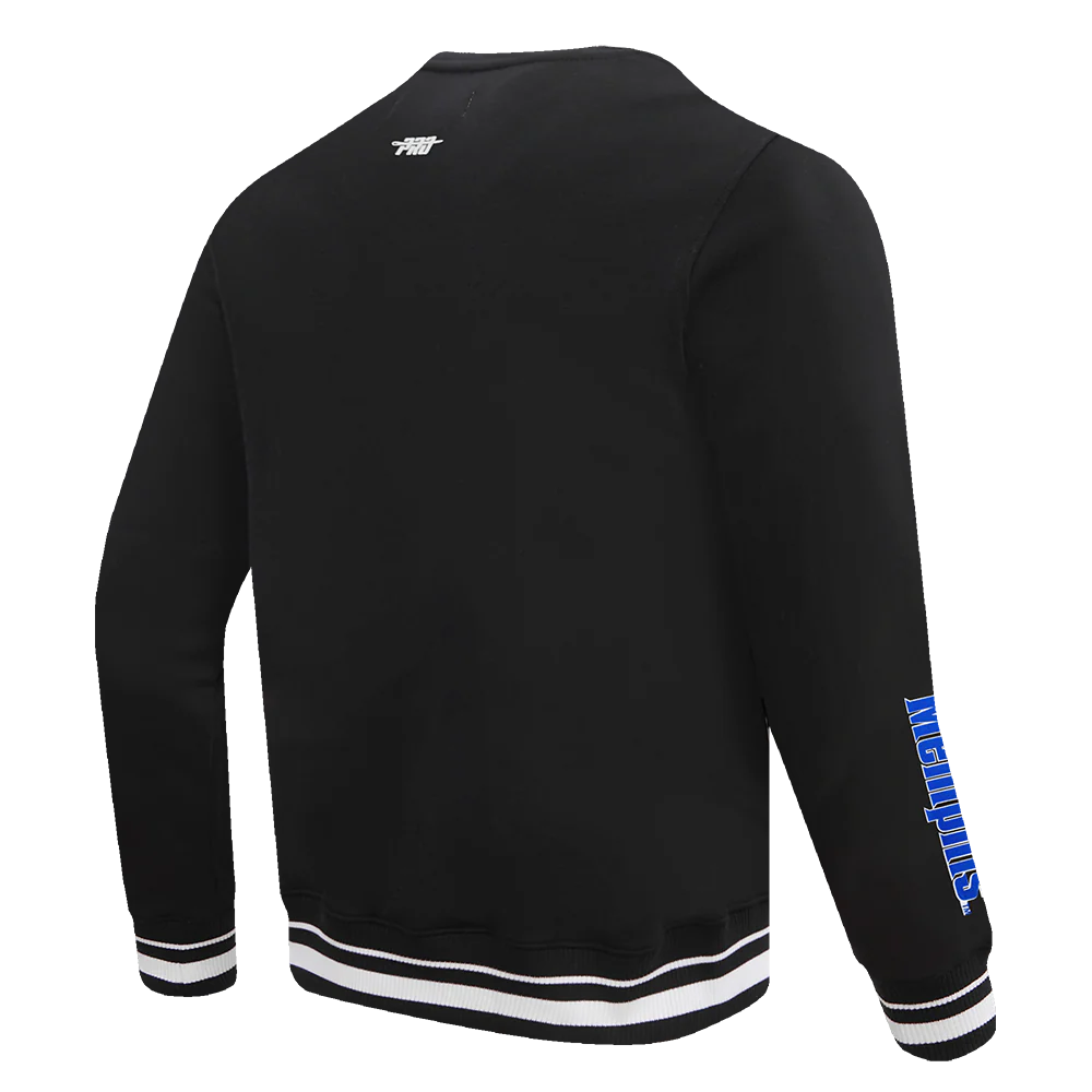 UNIVERSITY OF MEMPHIS CLASSIC MEN'S STACKED LOGO CREWNECK