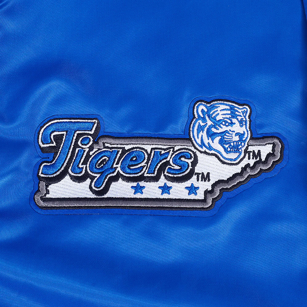 UNIVERSITY OF MEMPHIS HOMECOMING MEN'S RIB SATIN JACKET