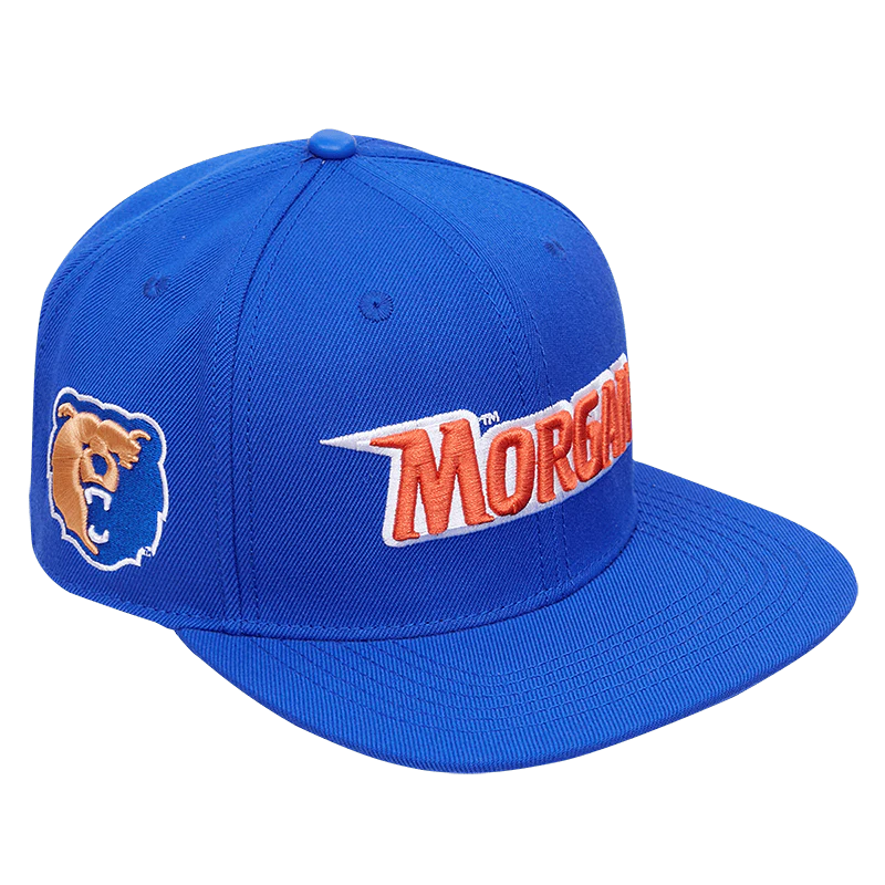 MORGAN STATE UNIVERSITY CLASSIC UNISEX STACKED LOGO WOOL SNAPBACK HAT