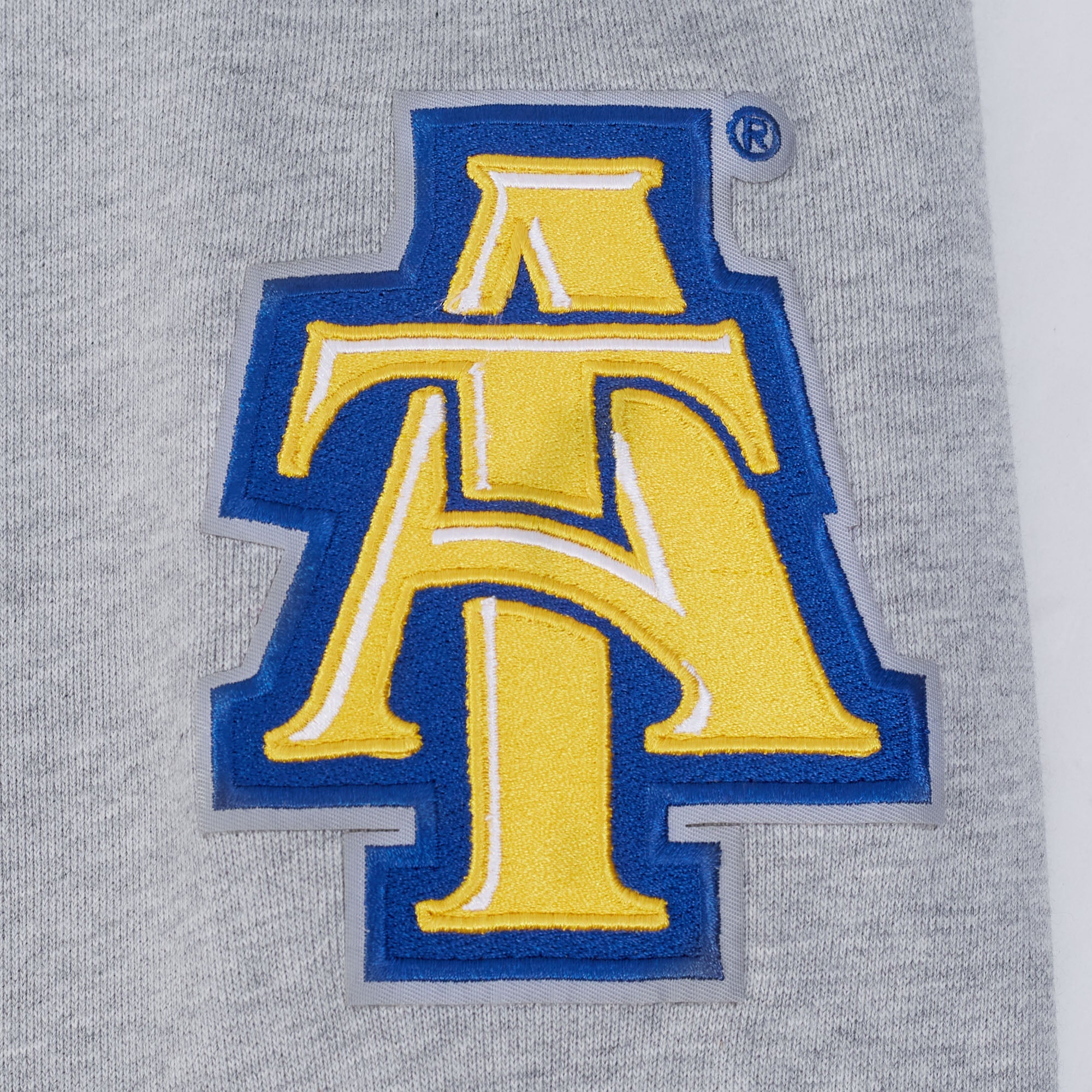 NORTH CAROLINA A&T STATE UNIVERSITY CLASSIC STACKED LOGO FLEECE CREWNECK