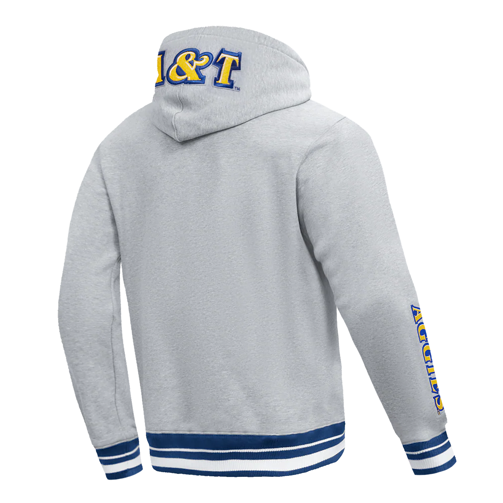 NORTH CAROLINA A&T STATE UNIVERSITY CLASSIC STACKED LOGO FLEECE CREWNECK