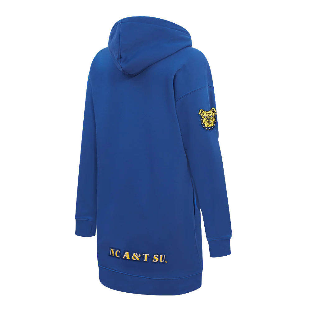 NORTH CAROLINA A&T STATE UNIVERSITY CLASSIC WOMEN'S HOODIE DRESS