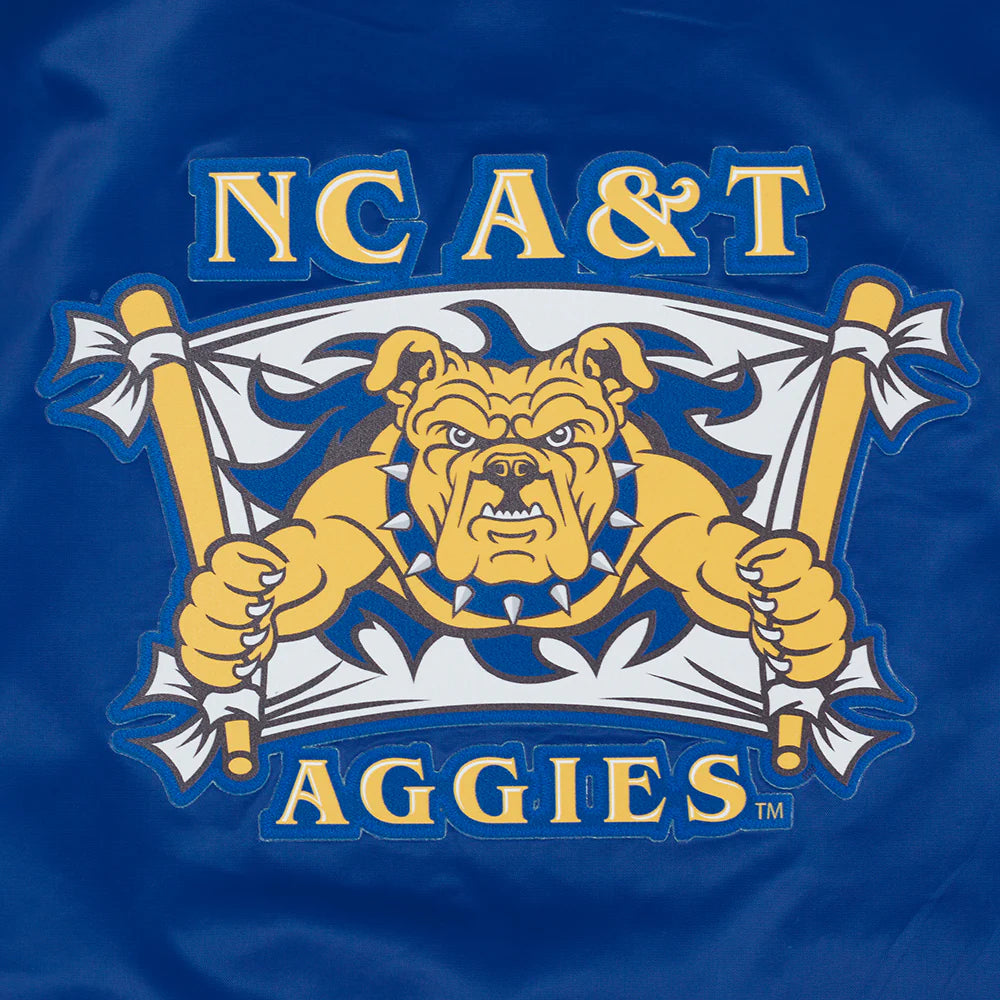 NORTH CAROLINA A&T STATE UNIVERSITY CLASSIC WOMEN'S SATIN JACKET